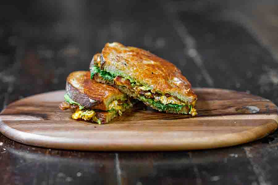 Breakfast Sandwich in Bali